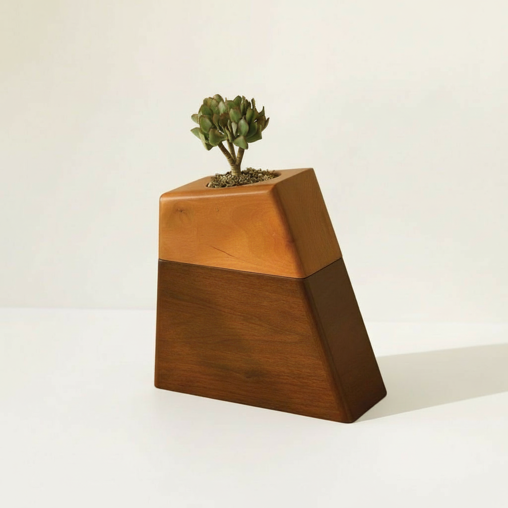 Walnut Wood Cremation Urn for Ashes - Living Memory